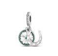Lucky Clover & Horseshoe Charm