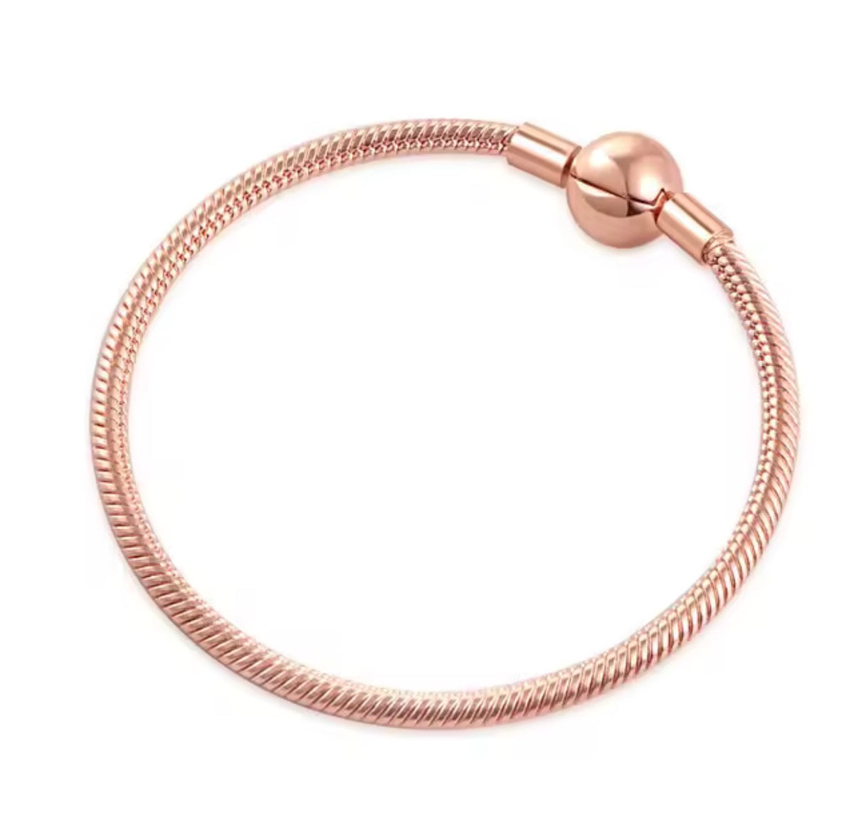 Rose Gold Charm Bracelet