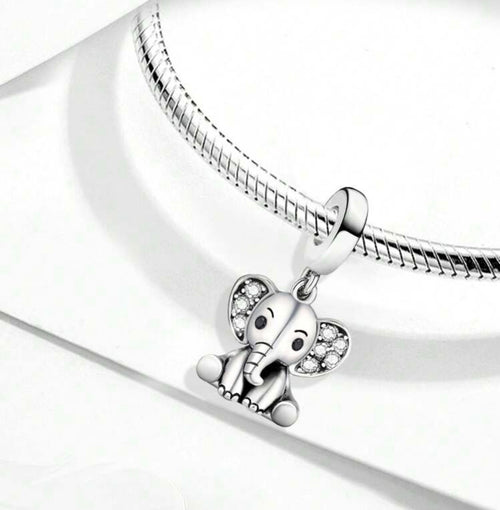 Baby Elephant Charm