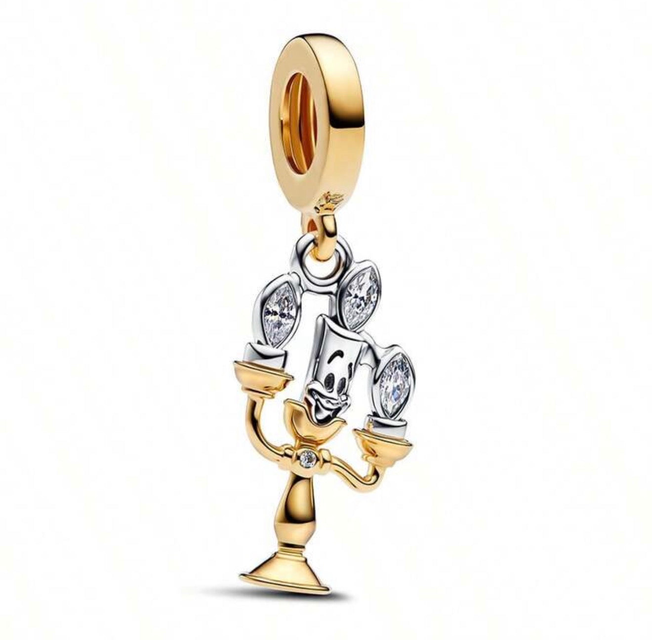 Golden Candelabra Charm