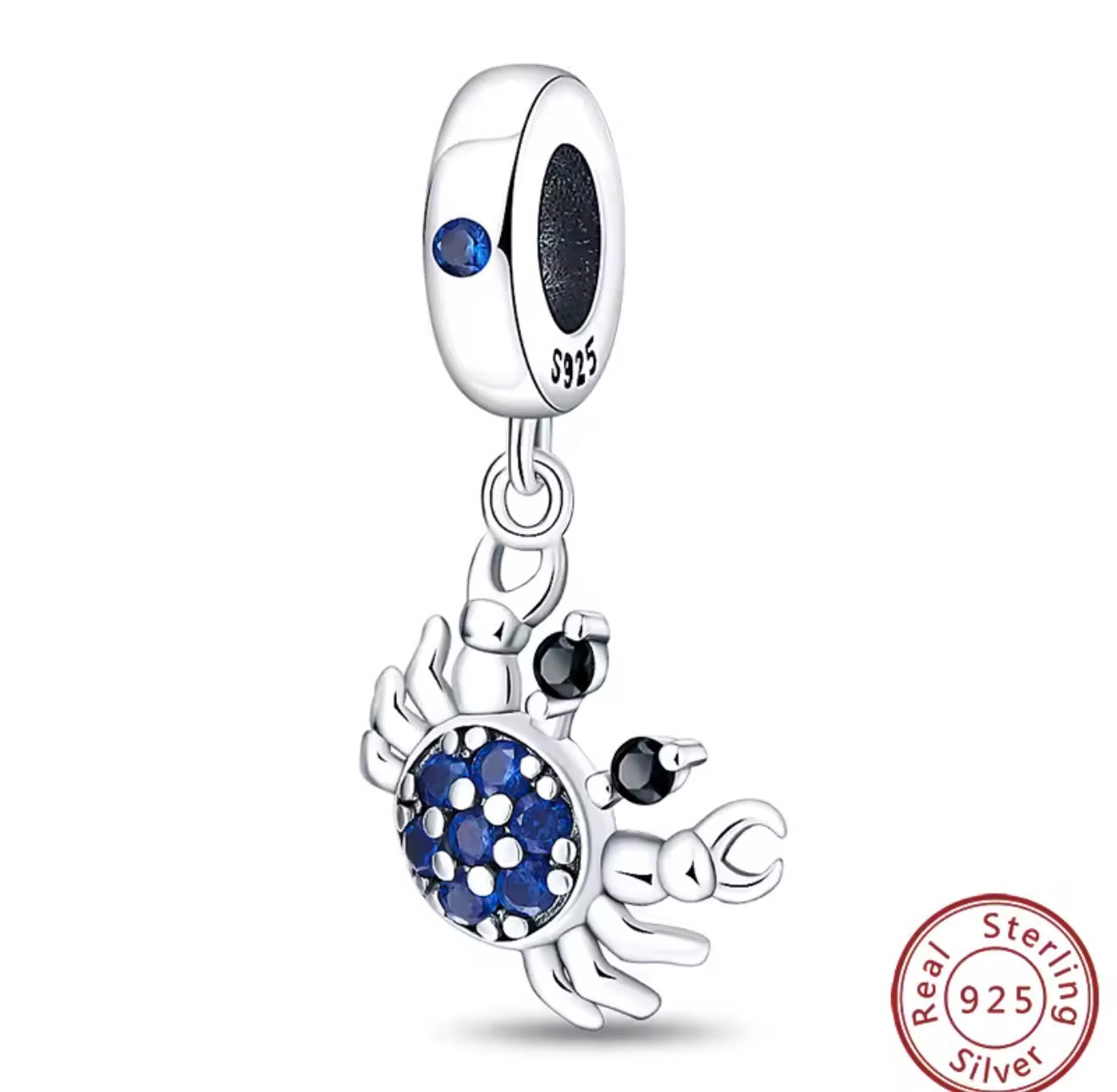 Midnight Tide Crab Charm