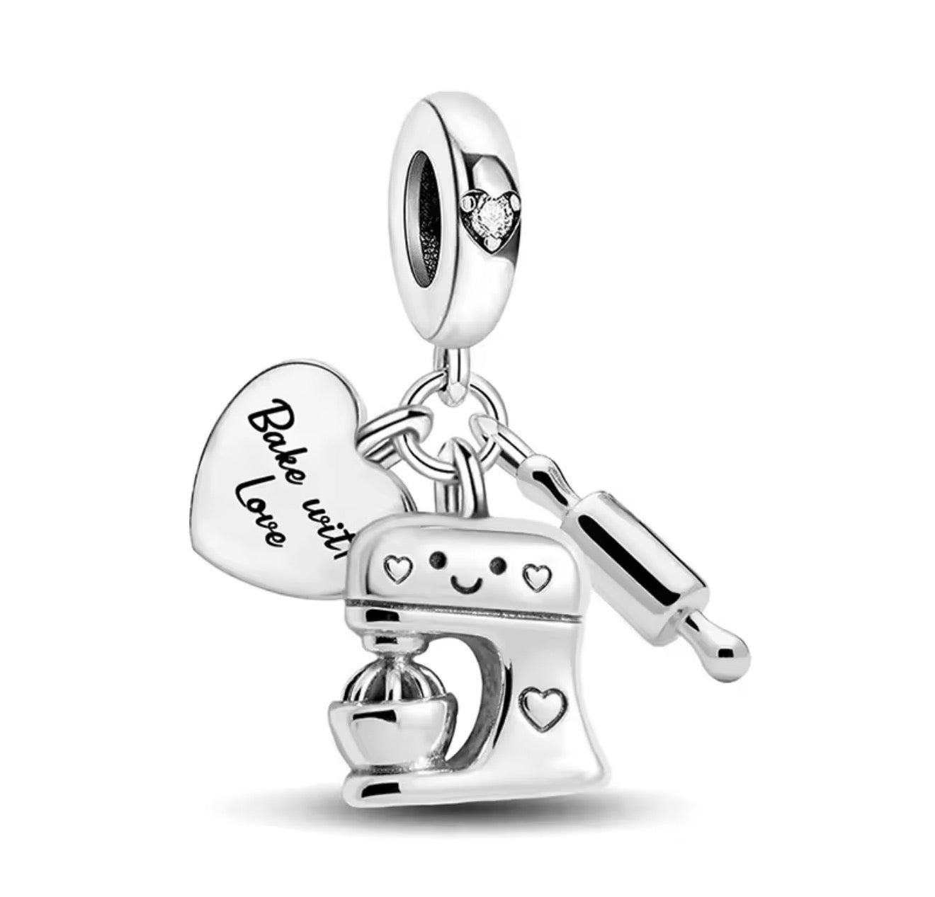 Bake with Love Kitchen Mixer Charm