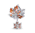 Autumn Maple Leaf Dangle Charm