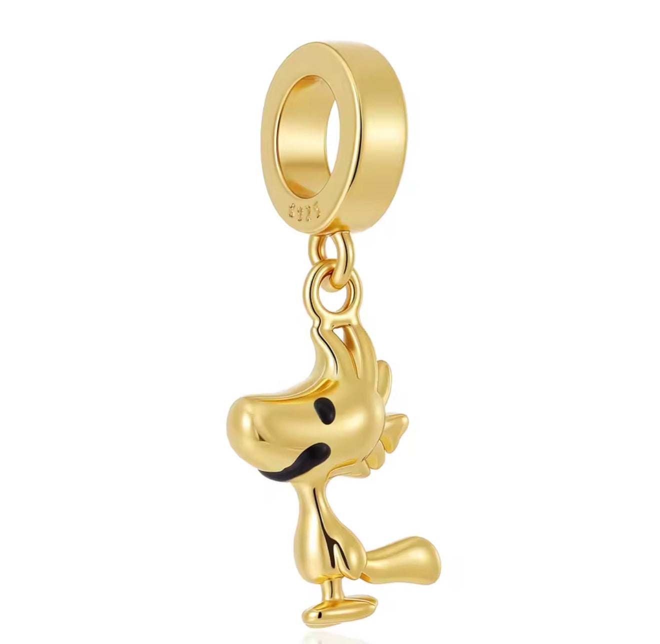 Golden Songbird Charm