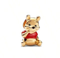 Golden Honey Bear Charm