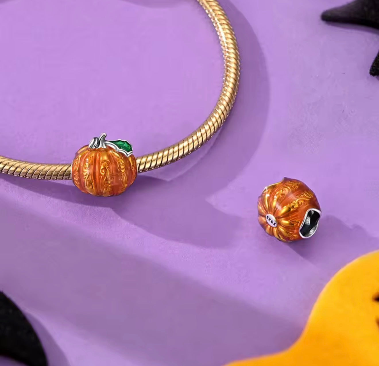 Autumn Harvest Pumpkin Charm