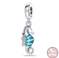 Sea Whisper — Sterling Silver Seahorse Charm