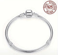 Cabernet Sterling Silver Charm Bracelet
