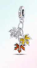 Cascading Autumn Leaves Charm