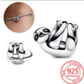 Sterling Silver “Good Things Take Time” Sloth Charm