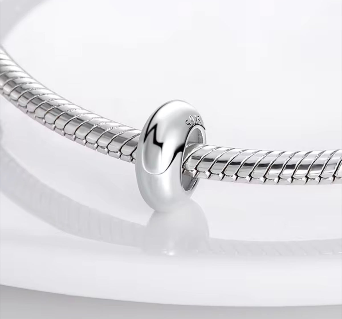 Sterling Silver Smooth Spacer Charm