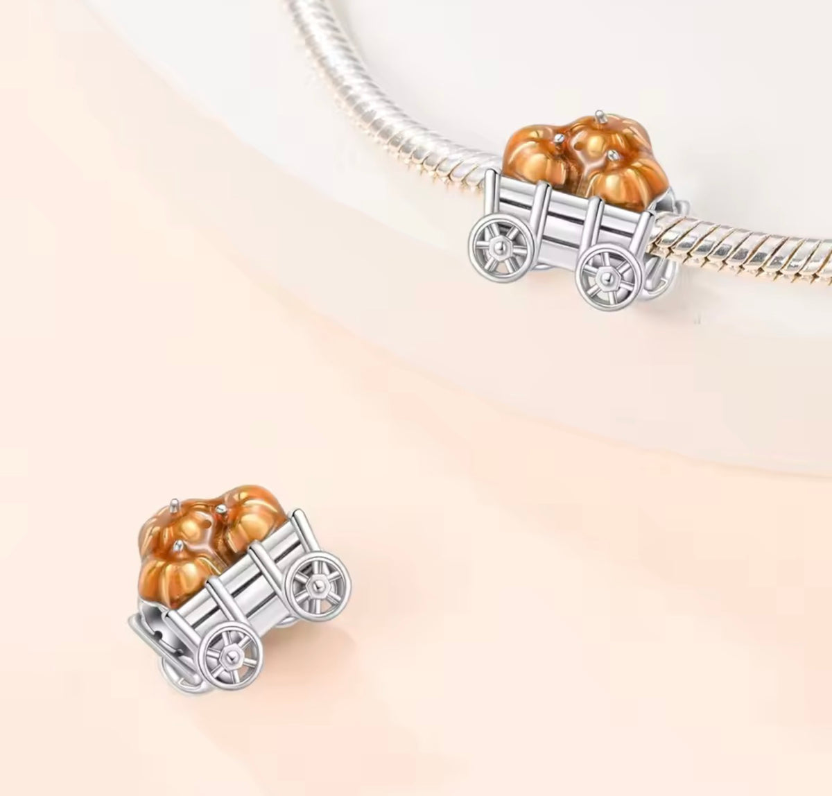 Harvest Wagon Charm