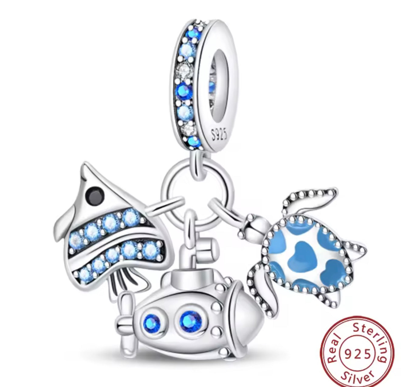 Under the Sea Trio Charm