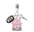 New Home Trio Charm — House, Key & Car Fob